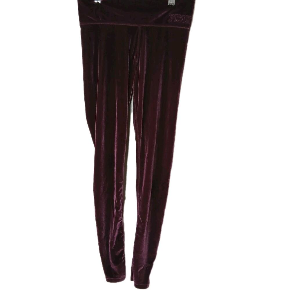 Women's PINK VICTORIA'S SECRET Pants Leggings Plum Velvet‎ Size S/P/CH